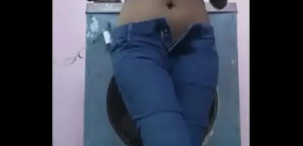  New desi teen rubbing her pussy